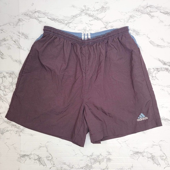 adidas Pants - Vintage Nylon Purple Adidas Shorts Size Medium